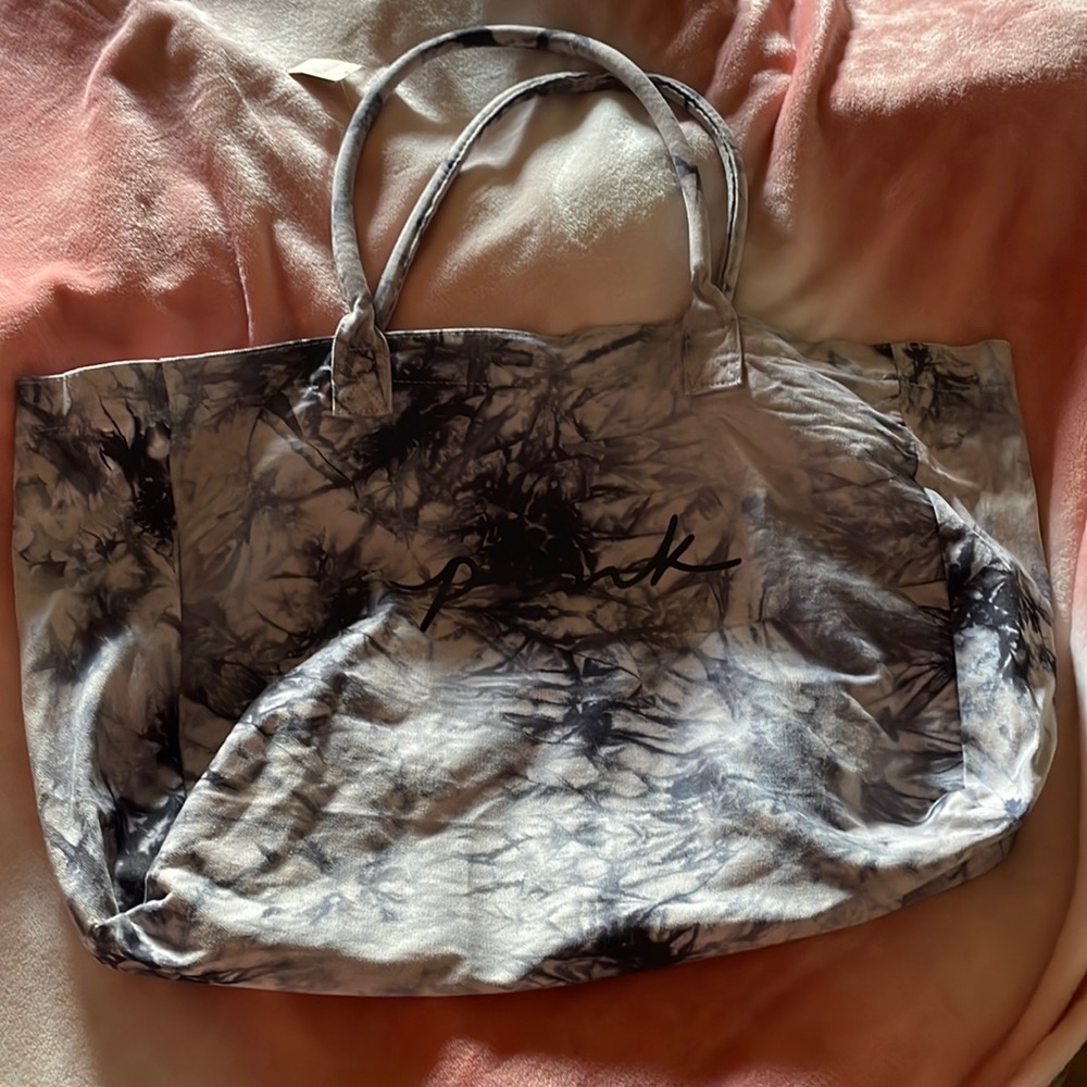 Pink tote bag